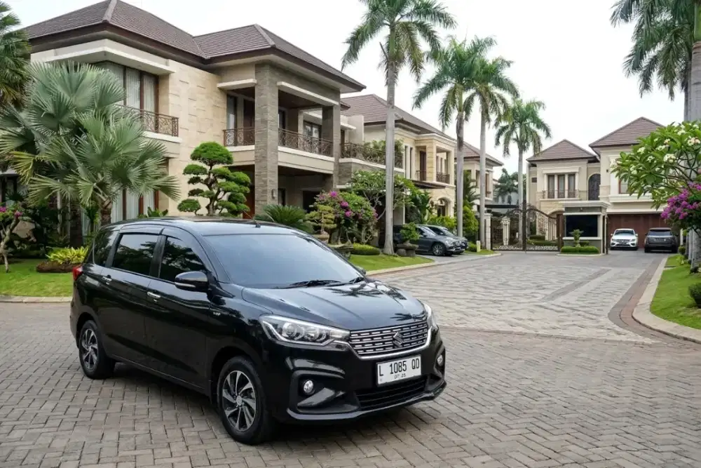 Ertiga Tipe GX Matik 2021 Hitam Dp 40 JT Odo 41 rb an