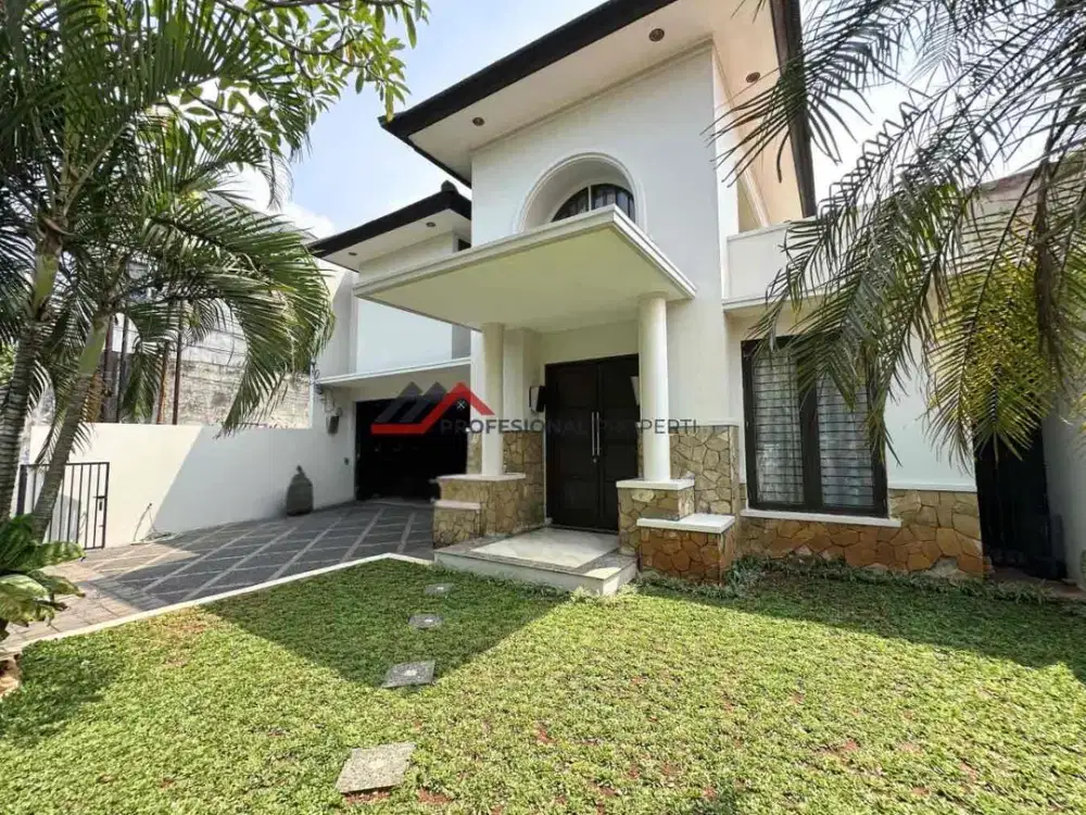 Dijual rumah mewah taman asri private pool di kemang, jakarta selatan