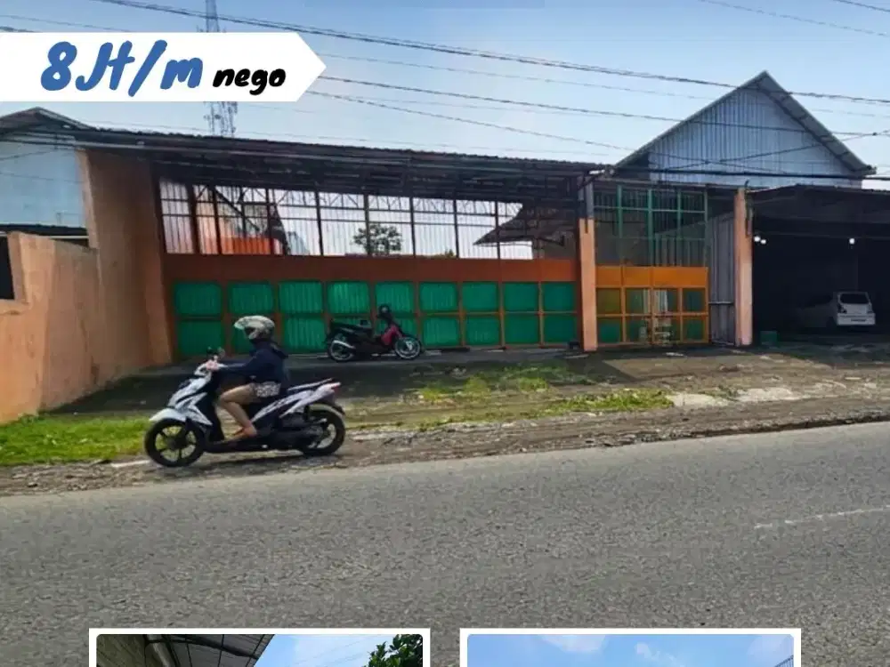 Dijual Tanah dan Bangunan di Jl Raya Solo Tawangmangu Dagen Jaten Karanganyar