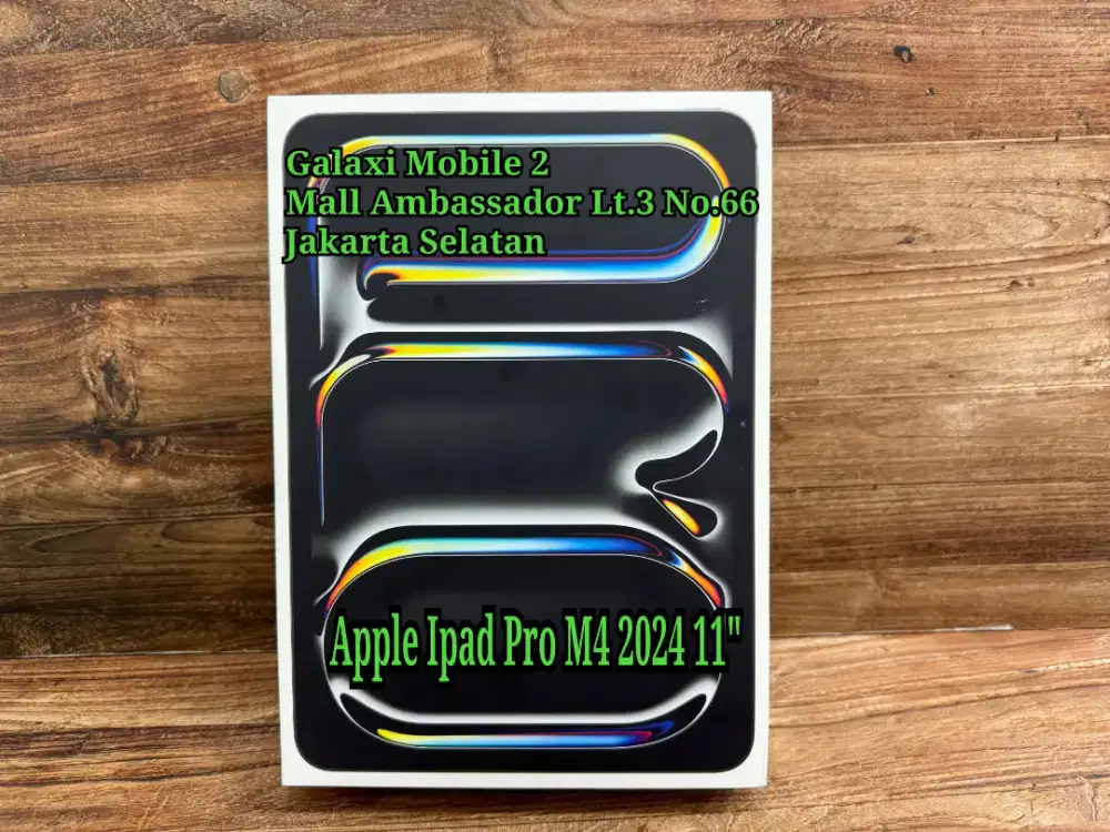 Apple Ipad Pro M4 11 inch Wifi 512GB Bisa Cash Kredit Tukar Tambah