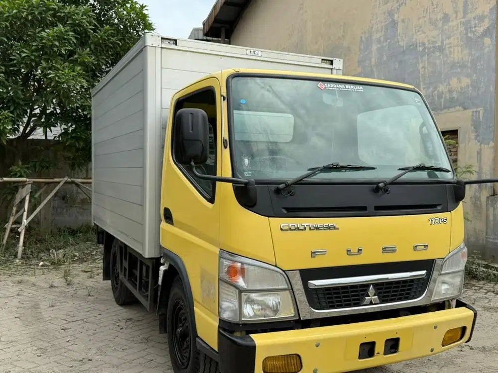 Canter colt diesel box almunium cantik