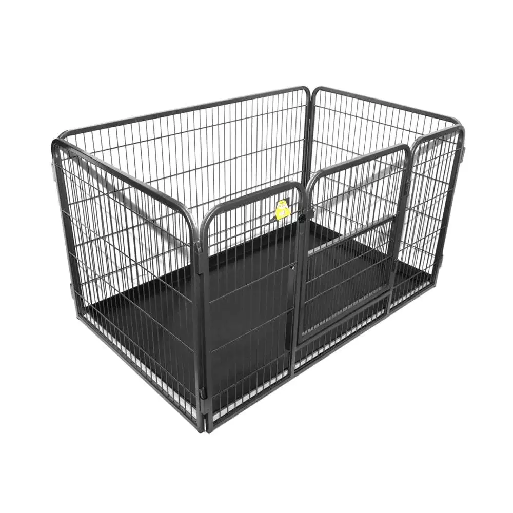 Jual kandang besi besar anjing 125x79.5x70 Cm - Hitam