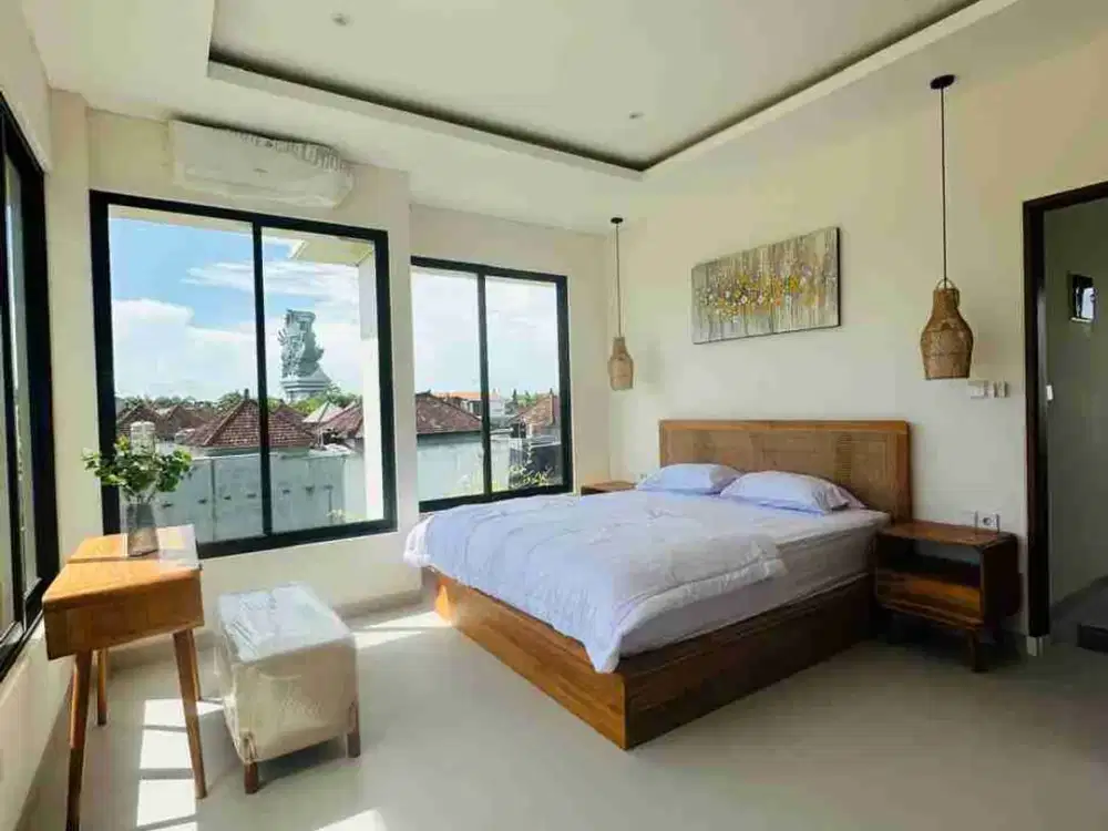 New Villa Lokasi di Goa Gong Jimbaran Bali view GWK