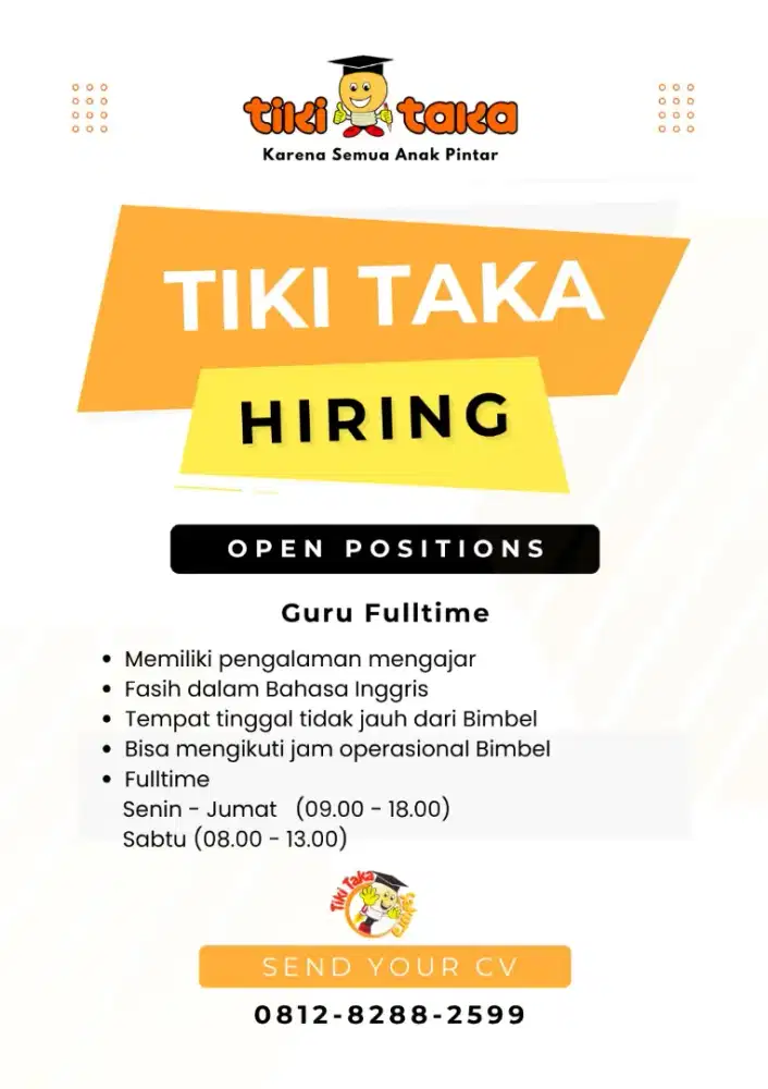 Lowongan Pekerjaan Guru