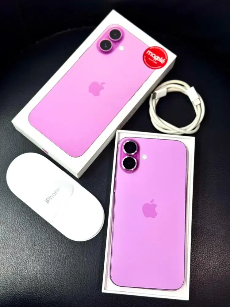 iphone 16 plus 128gb ibox bh 100% ori garansi s/d september 2026