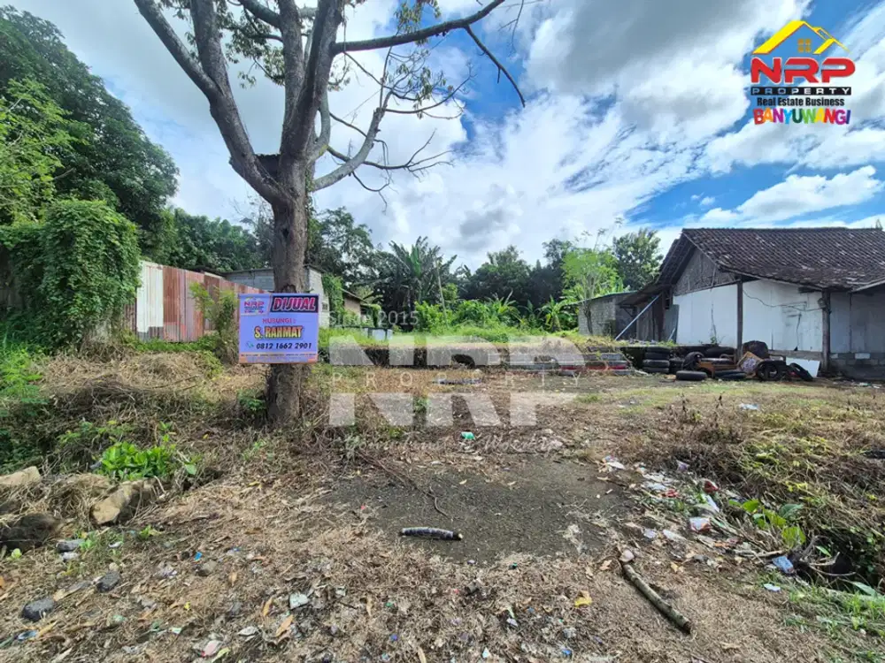 Tanah kosong dijual lokasi strategis - Kabat Banyuwangi