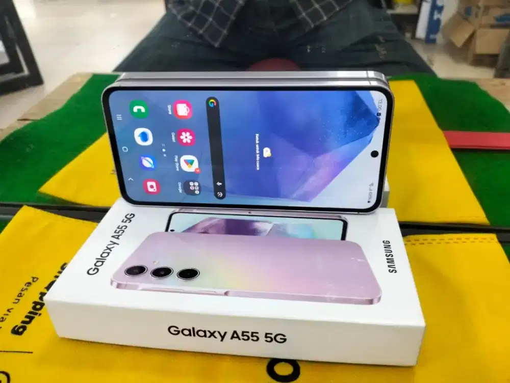 Samsung A55 5G Ram 8 /256 Gb lengkap nirmal tampa kendala