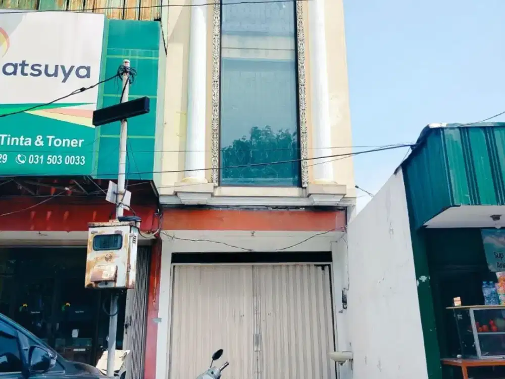 Ruko Jalan Raya Manyar  NOL JALAN RAYA, Listrik : 2.200 watt ( PRA BAYAR )