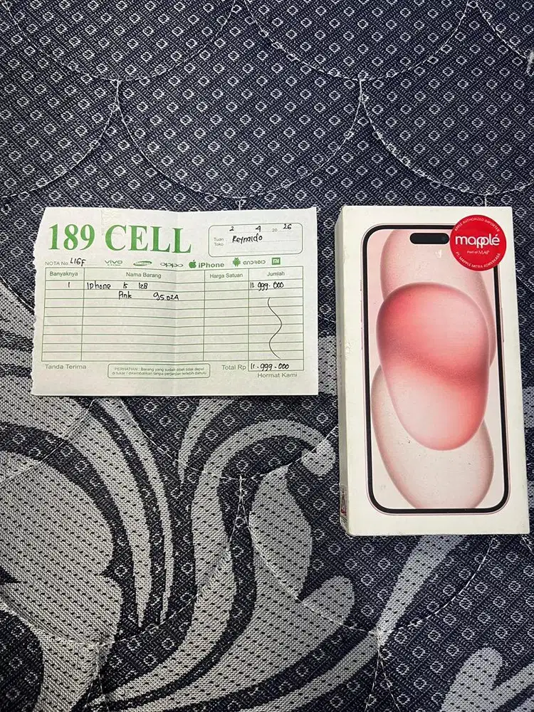 Iphone 15 128gb Pink BNOB