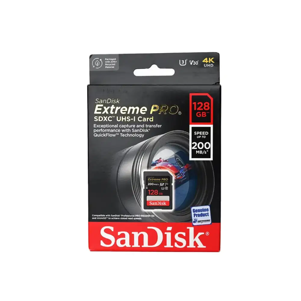 Sandisk Extreme Pro SDXC UHS-1 200mbps - 128gb