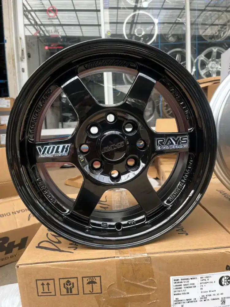 Te37 ring 14 lebar 6 pcd 4x100/114,3 ET 35 avanza wuling airev