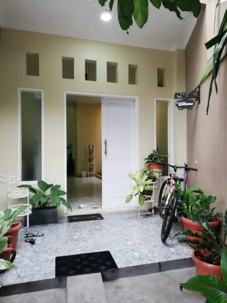 Rumah cluster Pakis Gunung, model Kantong, 2 lantai, Yasmin - Bogor