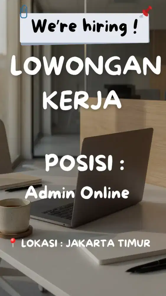 Dibutuhkan Admin online – Tanpa Pengalaman