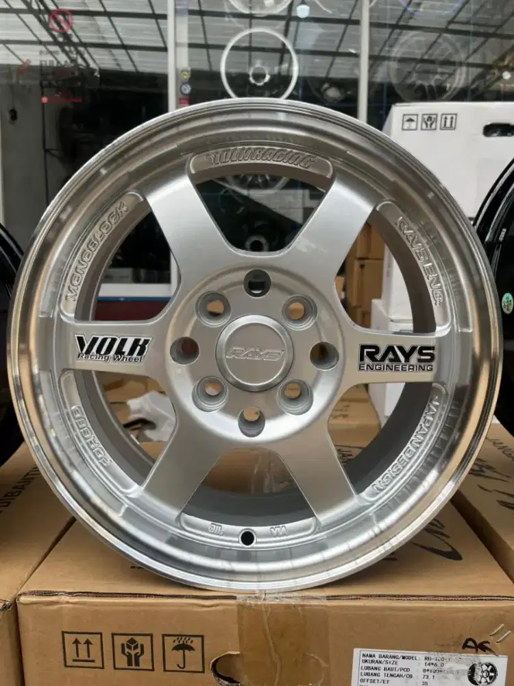 Velg te37 ring 14 lebar 6 pcd 4x100/114,3 et 35 avanza xenia