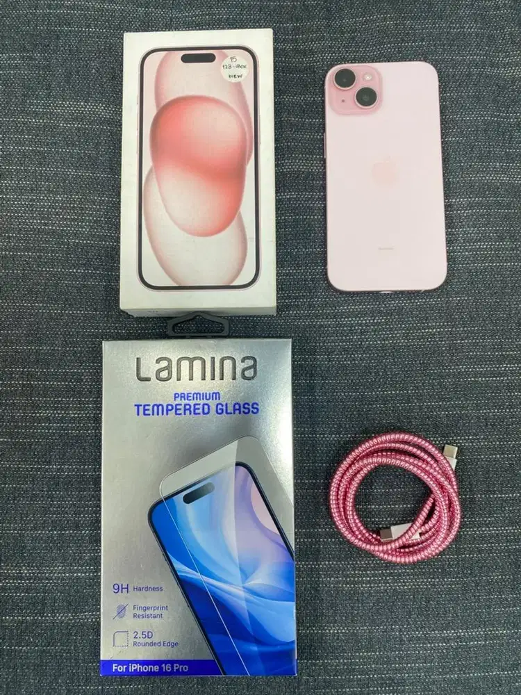 IPHONE 15 128GB EX IBOX PINK JUAL CEPAT MURAH