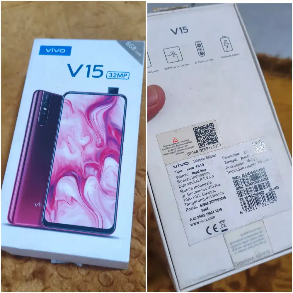 DUS BOX VIVO V15 (Rp50k Nett) - Bintaro, BSD, Ciputat