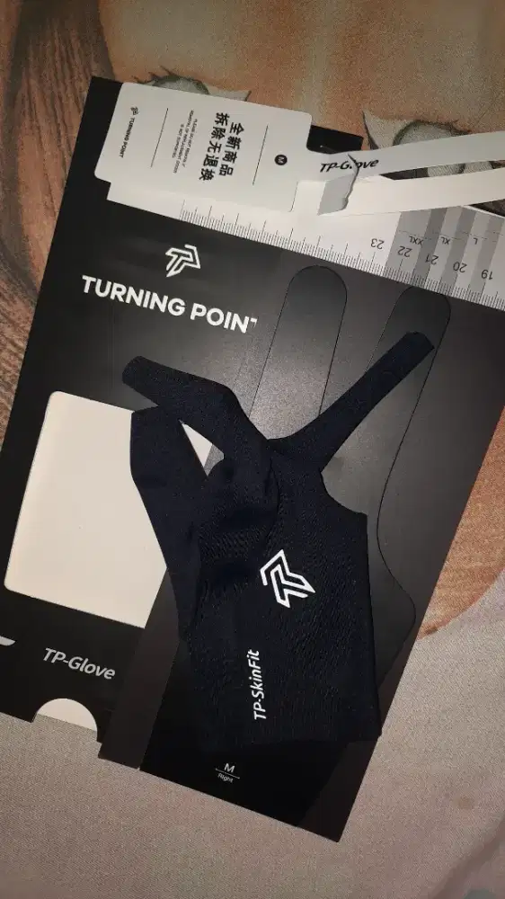 TP TURNING POINT Glove Skin Fit Open Finger Gloves Billiard