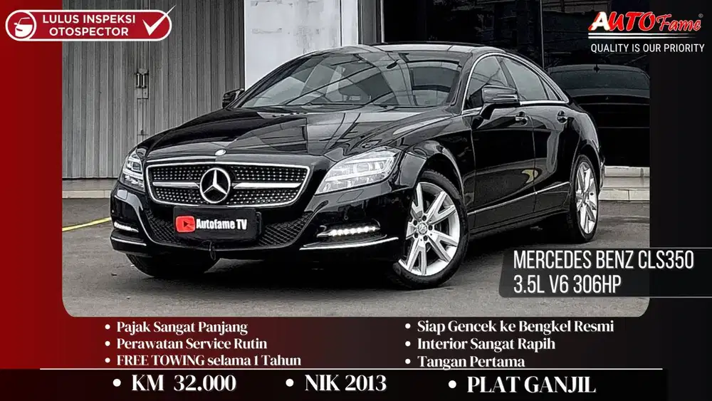 Mercedes Benz CLS350 3.5L V6 306HP NIK 2013 Tgn 1 Dr Br