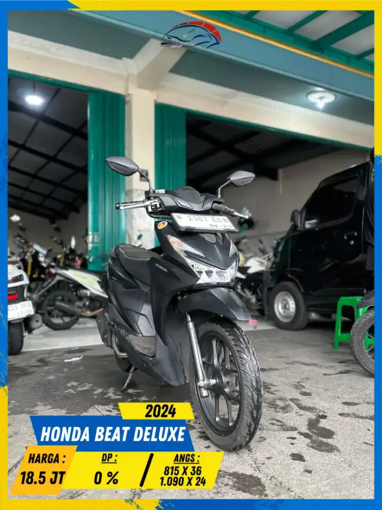 HONDA BEAT DELUXE KEYLESS 2024 READY MASZEHH HIKMAH MOTOR KEPUH MALANG