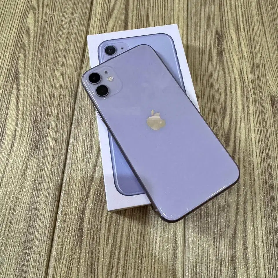 iphone 11 128gb Purple Mulus Pemakaian Wajar