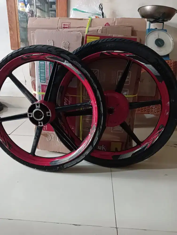 Velg R 17 Paket komplit Yamaha Mio sporty atau Smile