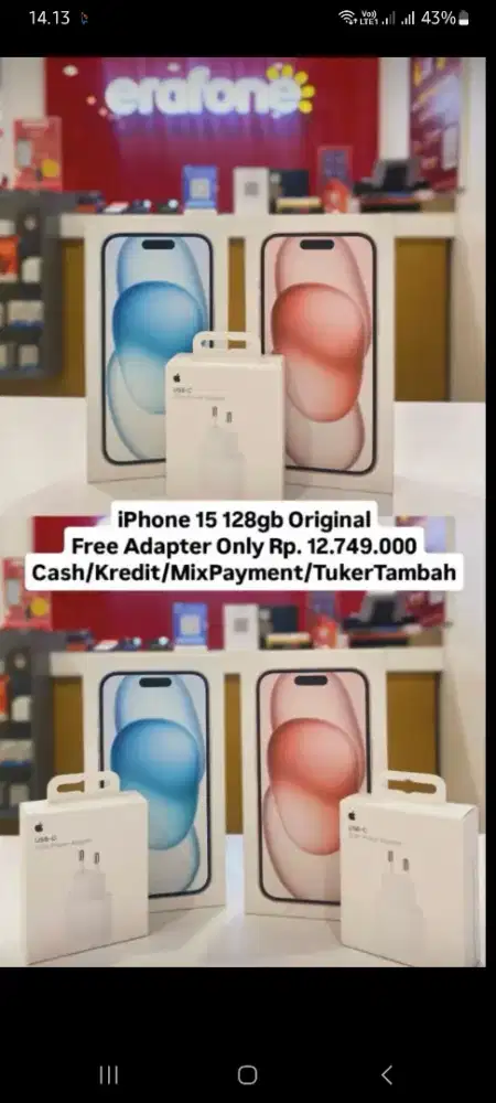 Iphone free adapter original