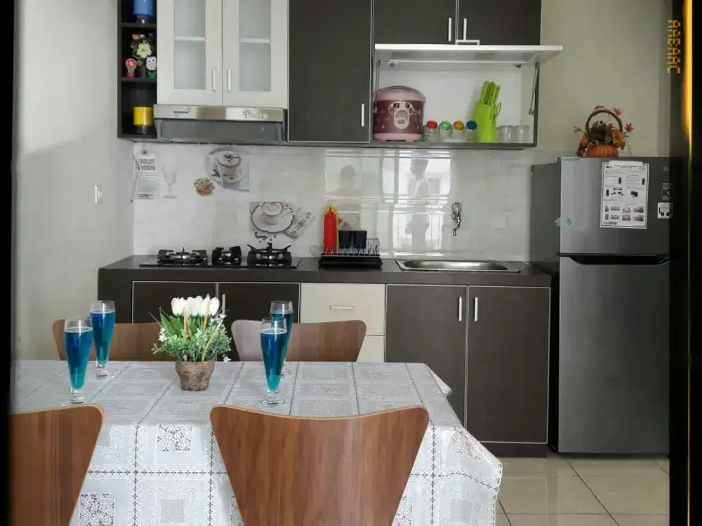 DISEWA APARTEMEN CITY HOME MOI KELAPA GADING TOWER MANHATTAN BAY LANTAI REDAH FULL FURNISH