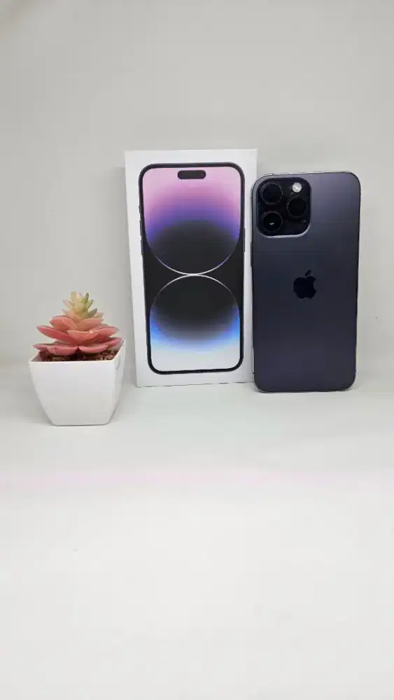 iPhone 14 Promax 128 (Purple) Beacukai 21-10-23 Fullset