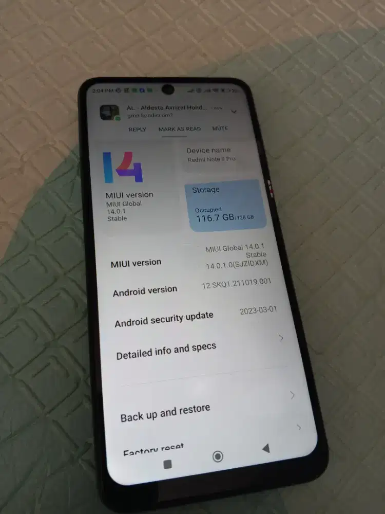 Xiaomi Redmi Note 9 Pro 6/128