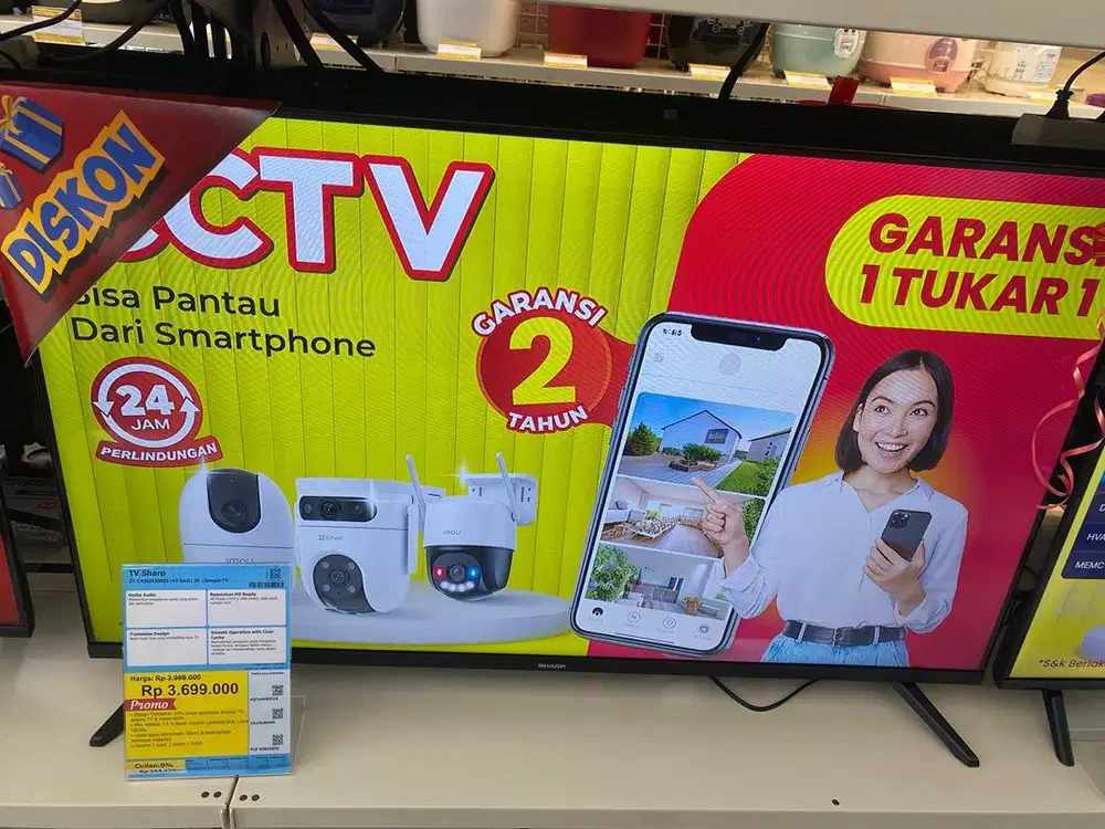 SHARP 43” Smart TV
