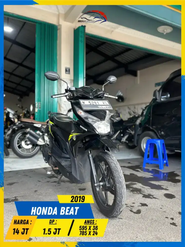 HONDA BEAT 2019 MURAH CIAMIK MASZEHH HIKMAH MOTOR KEPUH MALANG