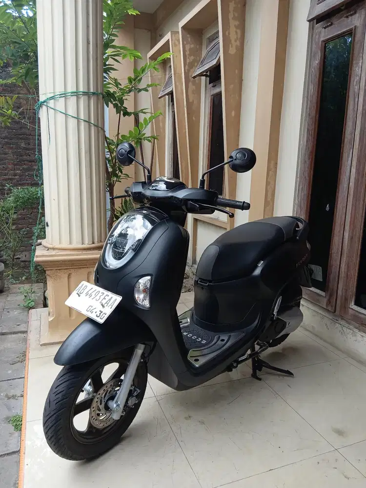 Scoopy all new keyless hitam doff 2025 gbm