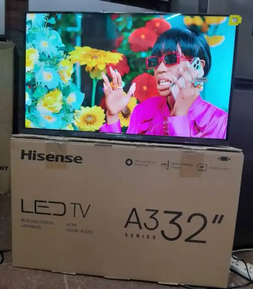 TV LED HISENSE 32 INCH FULLSET ISTIMEWA