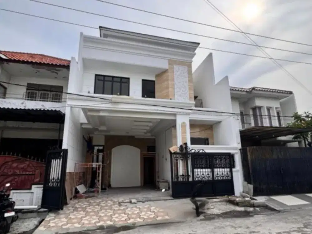 Rumah Di Babatan Pantai Surabaya 2 Lantai Baru Gress Siap Huni