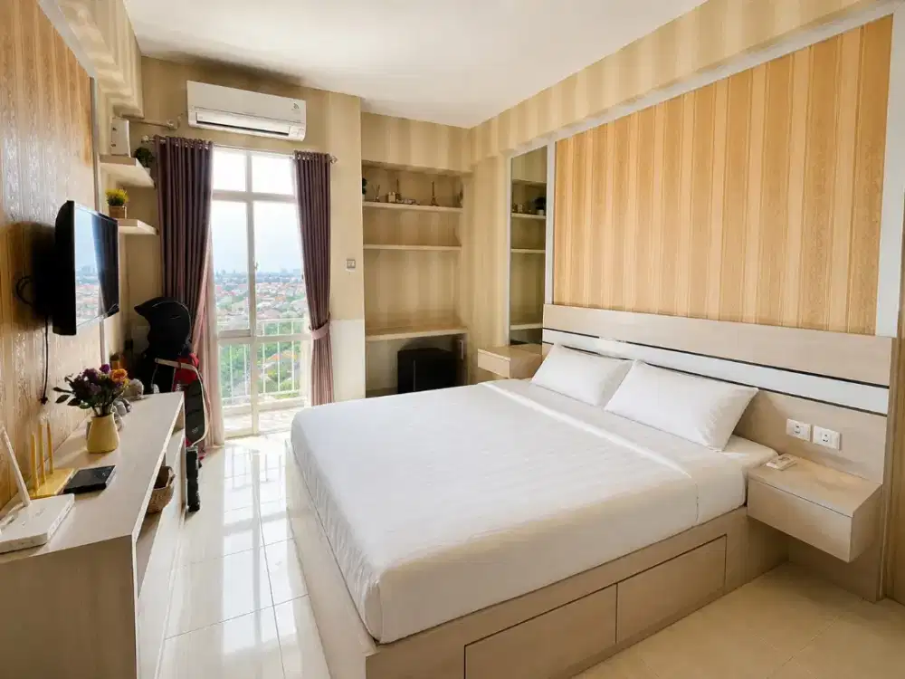 Sewa Studio Full Furnished Apartemen Bale Hinggil Surabaya 27 Juta/Thn