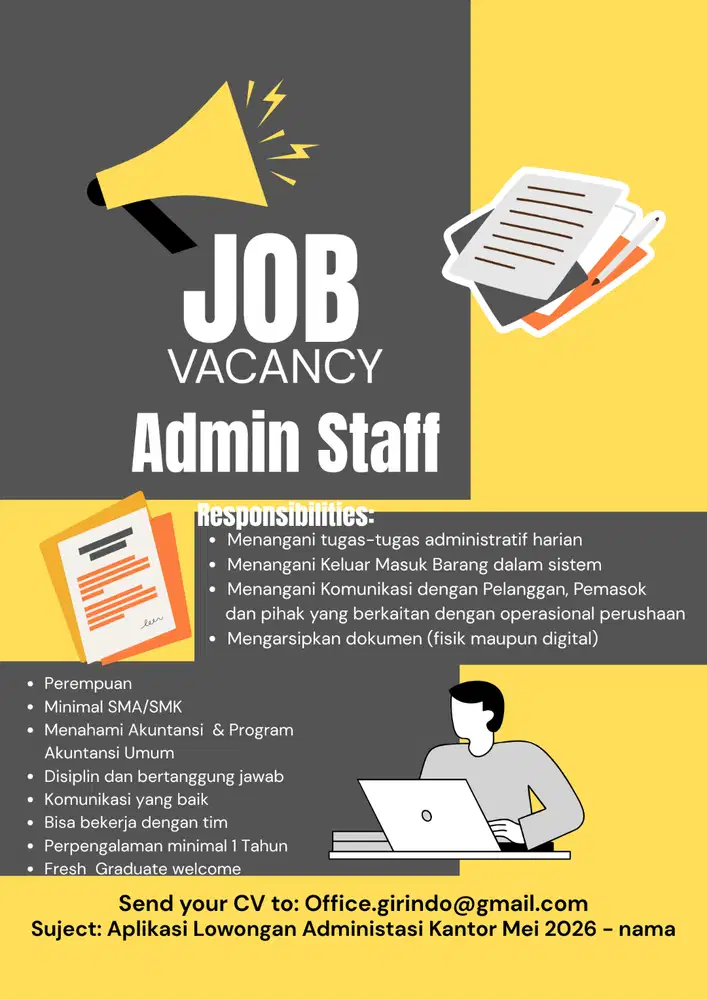 Lowongan Administrasi