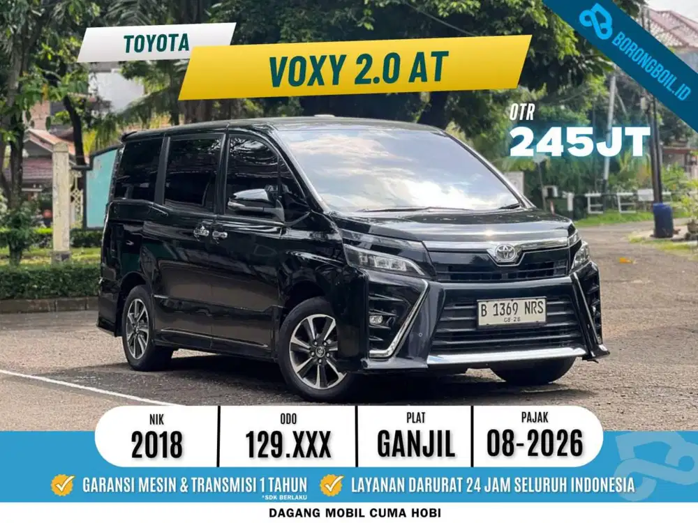 TOYOTA VOXY 2.0 AT 2018 HITAM