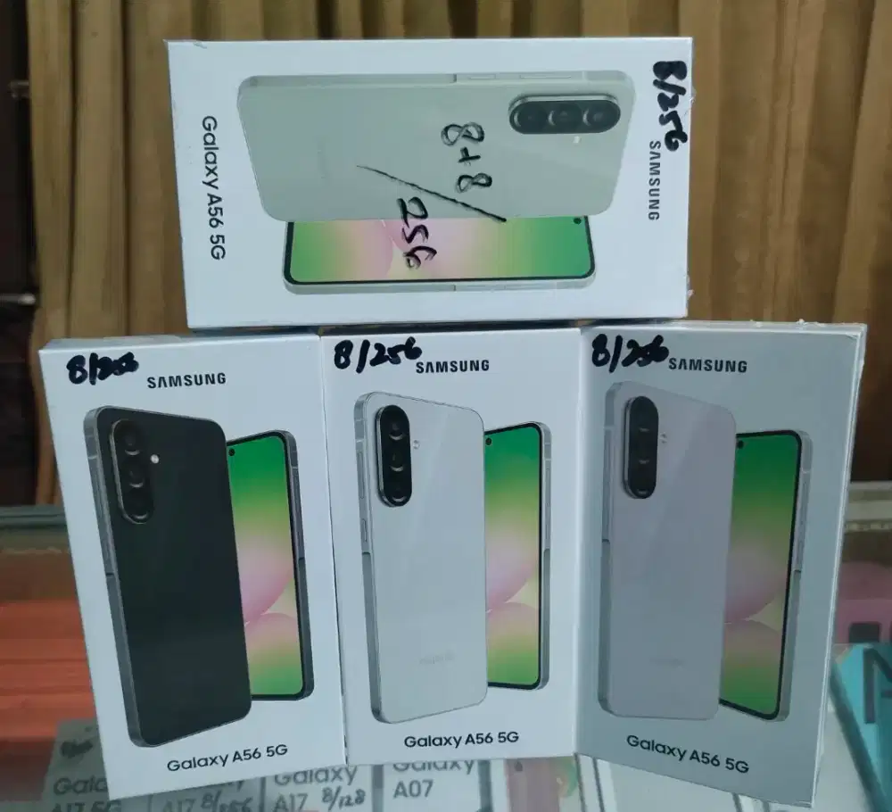 New Samsung Galaxy A56-5G Ram 8/256 GB Garansi Resmi 1 Tahun