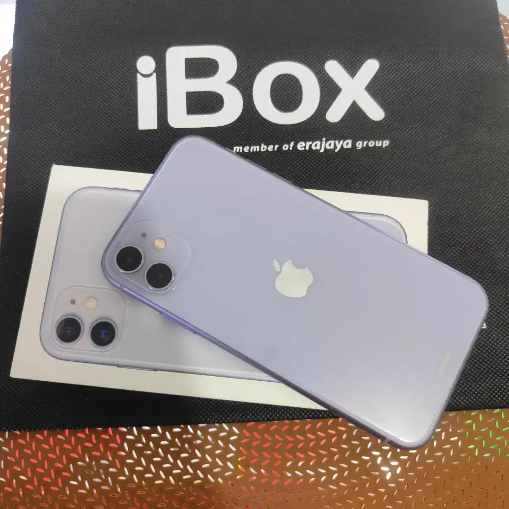 2nd iPhone 11 128GB purple ex Garansi IBOX