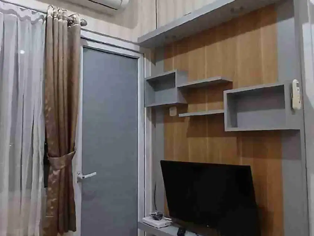 Minimalis Estetik Sewa Per 3 bulan 2BR Green Pramuka City, Cocok untuk Pasangan Muda