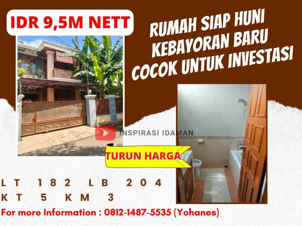 Rumah Kebayoran Baru Lokasi Strategis Cocok untuk Investasi