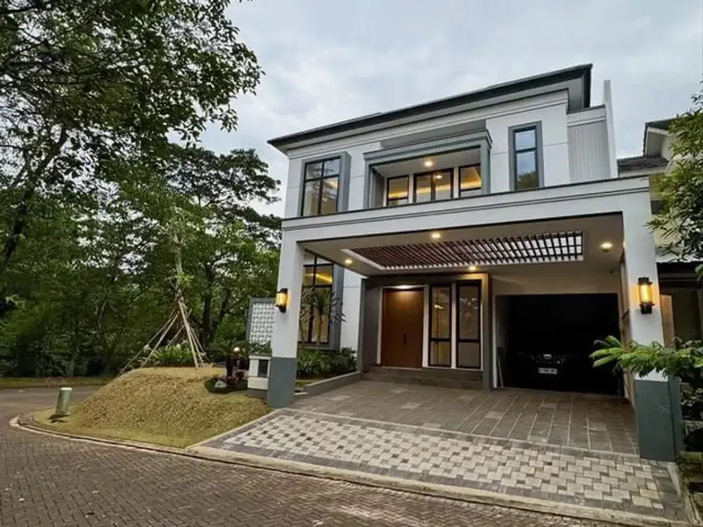 Dijual Rumah Mewah Brand New Custom Build Hook 2,5 Lantai di De Latinos BSD Smart Layout EV Ready & Double Ceiling