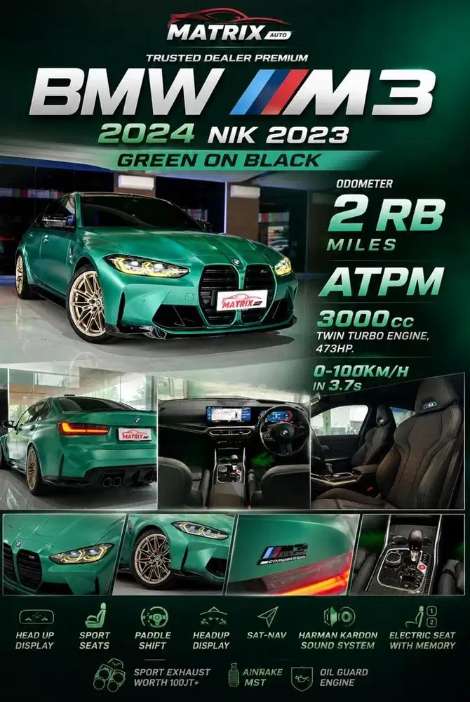 BMW M3c 2024 nik 2023