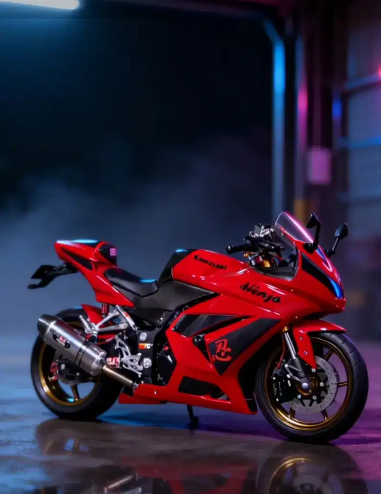 Kawasaki ninja 250 modif hedon dan proper istimewa siap pakai