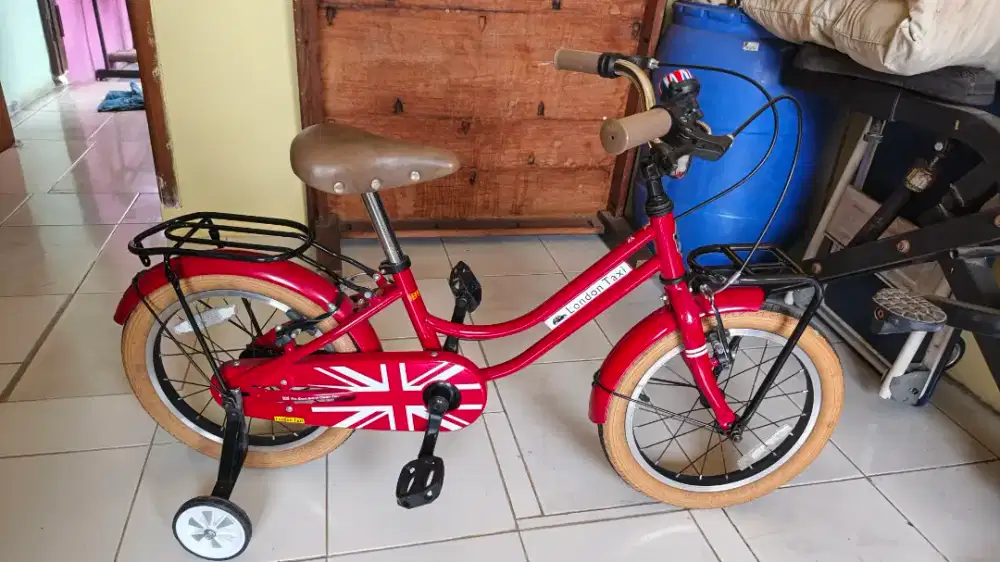 Sepeda Anak London Taxi Merah
