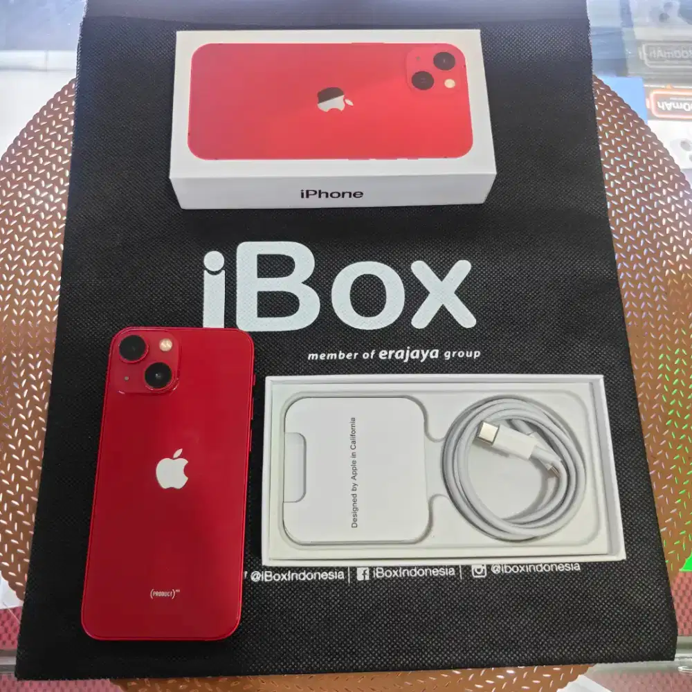 2nd iPhone 13 mini 128GB red edition ex garansi ibox