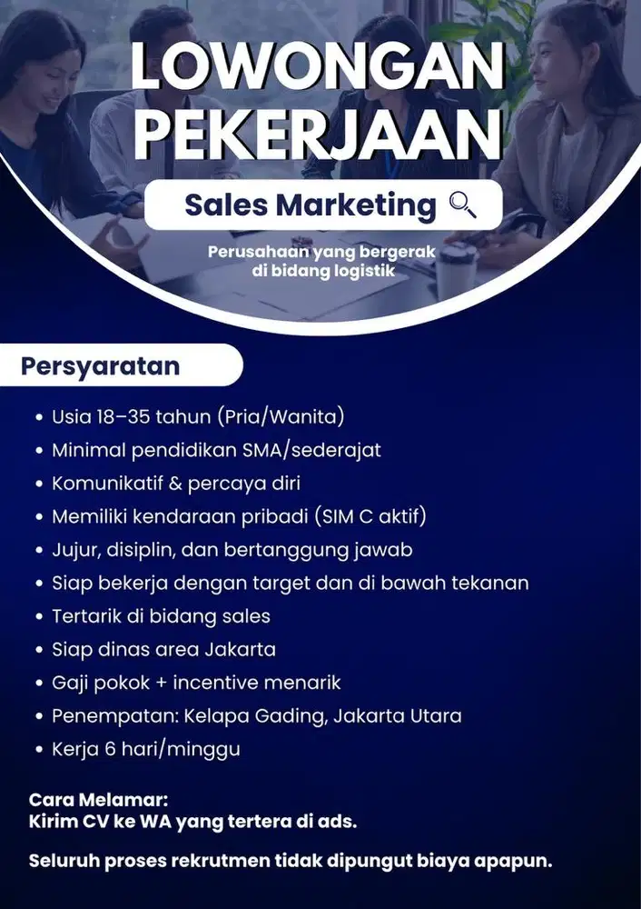 Loker Sales Bidang Logistik