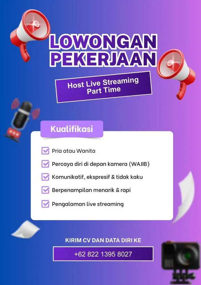 Host Live Part Time
