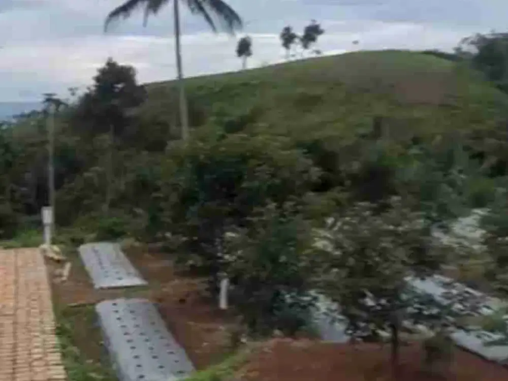 jual lahan tanah murah dan villa nya di cidahu sukabumi
