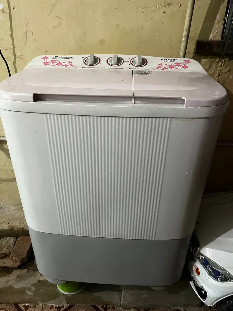 MESIN CUCI SHARP ES-75MW - DUA TABUNG KAPASITAS 7,5KG